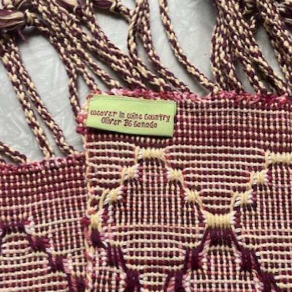 NWT & Handmade Bundle Ruby/Cranberry Throws, Cushion & Tablecloth - Picture 5 of 8